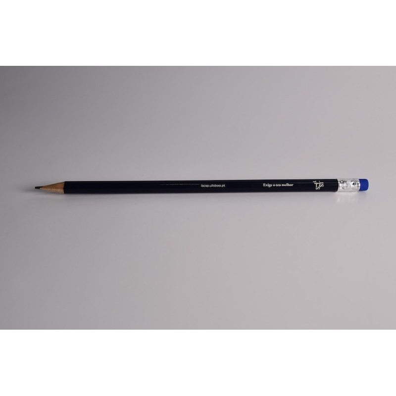 Lápis com Borracha “ISCSP” Azul